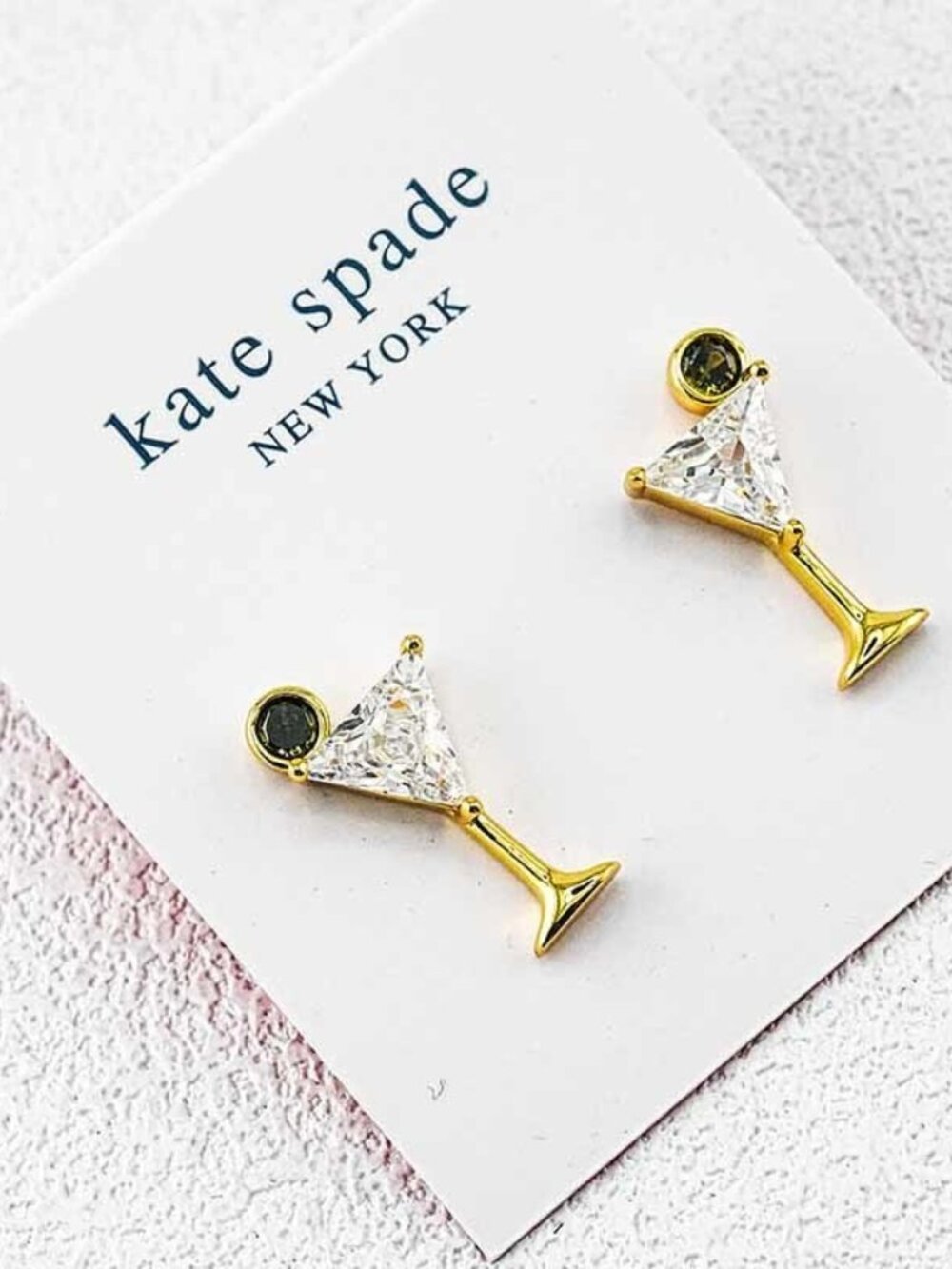 Kate Spade Wine Glass Stud Earrings